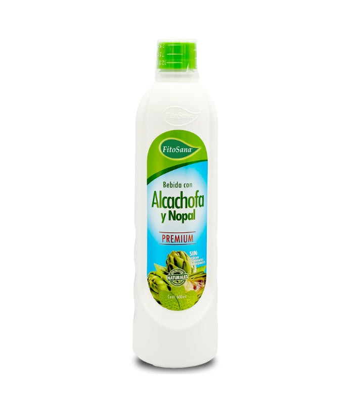 Alcachofa y Nopal Premium (Bebida 600ml) - Fitosana
