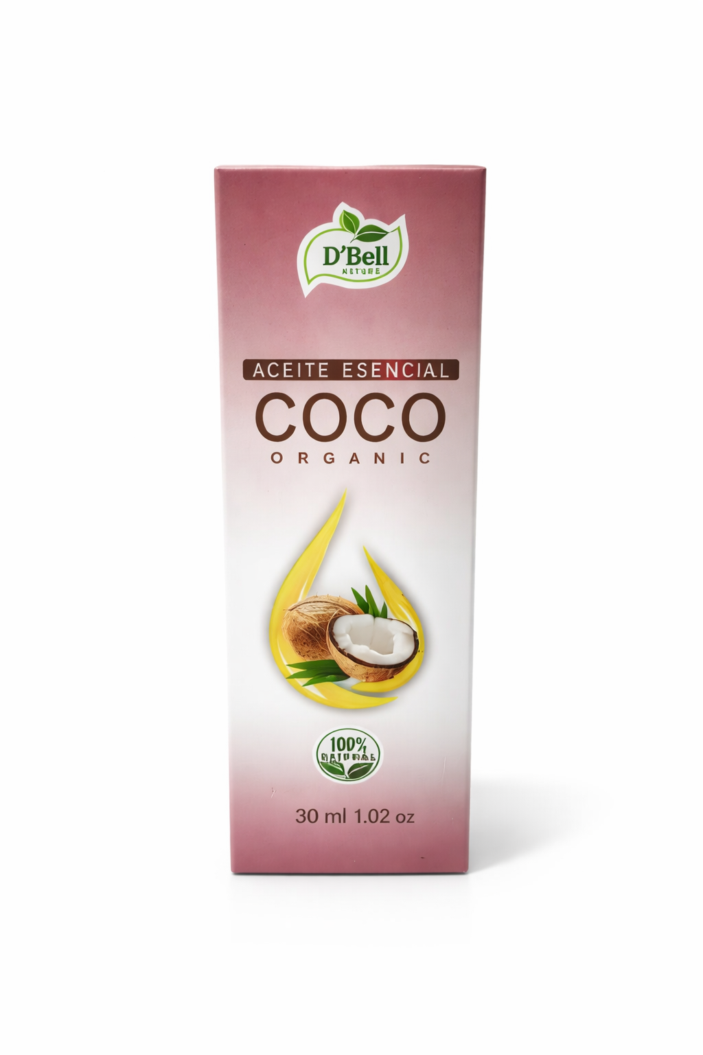 ACEITE ESENCIAL DE COCO ORGANIC (30 ML) - D'BELL