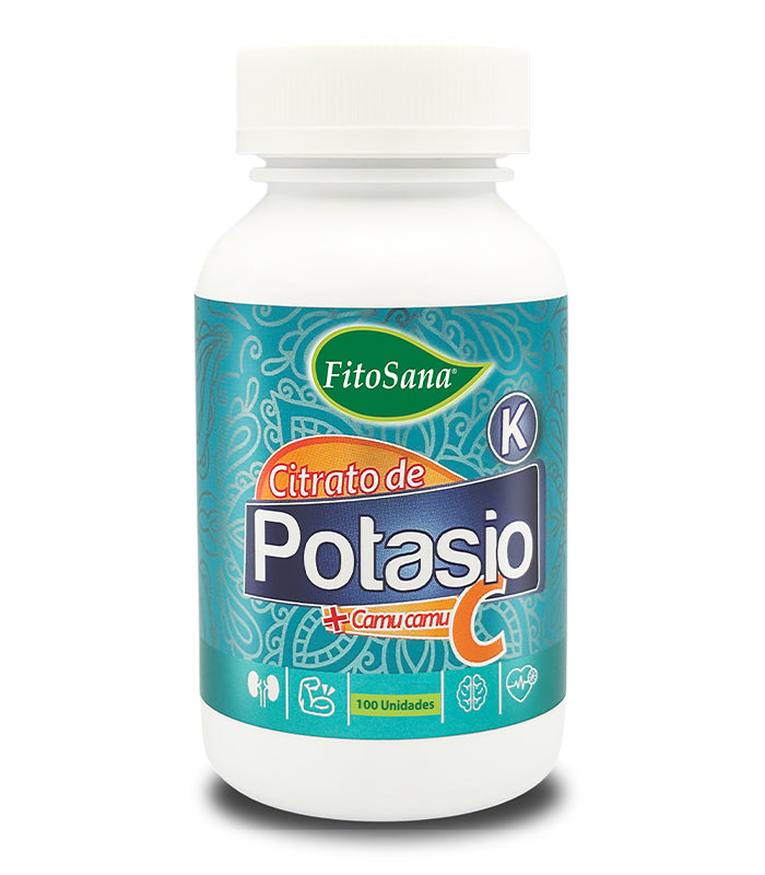 Frasco Citrato de Potasio (100 cápsulas) - Fitosana