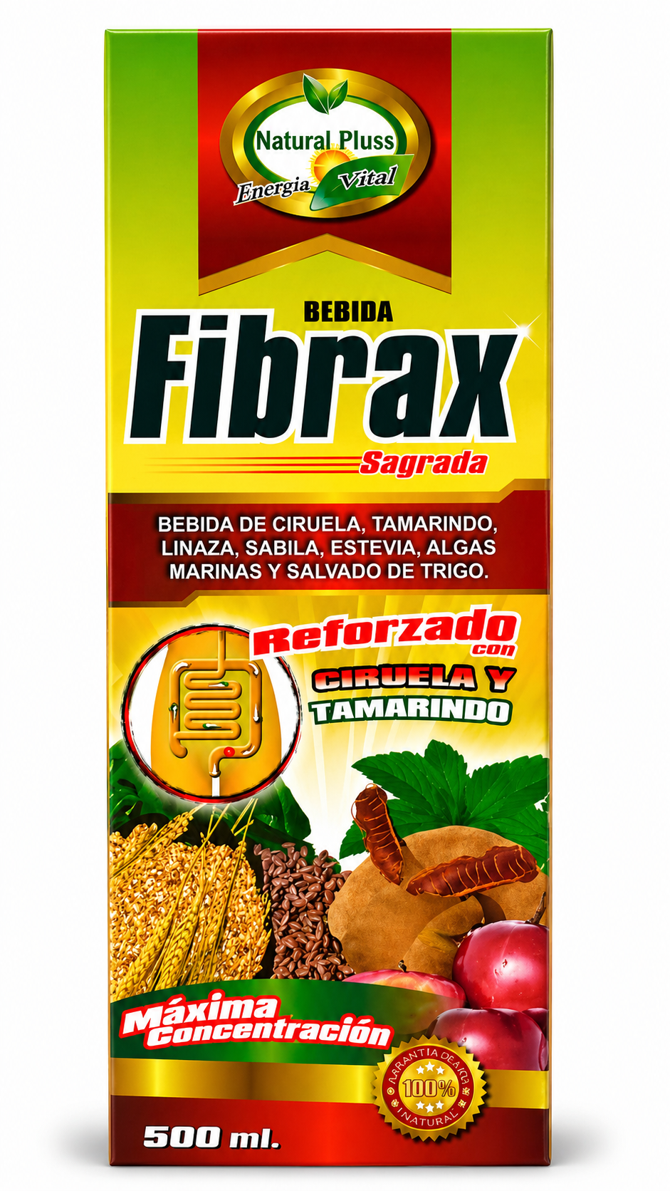 FIBRAX SAGRADA (500 ML) - NATURAL PLUSS