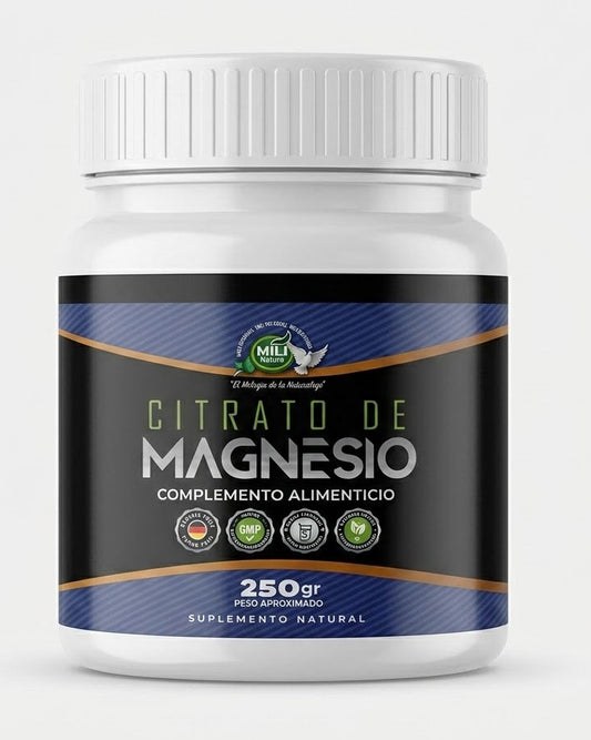 CITRATO DE MAGNESIO (BATIDO DE 250 GR) - MILI NATURAL