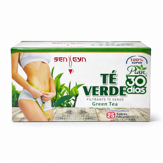Té verde plan 30 dias (25 filtrantes) - Sen Gyn