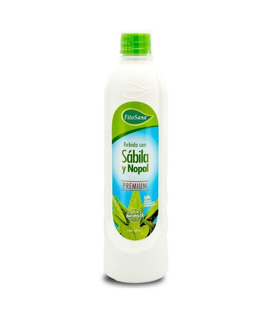 Sábila y Nopal Premium (Bebida 600ml) - Fitosana