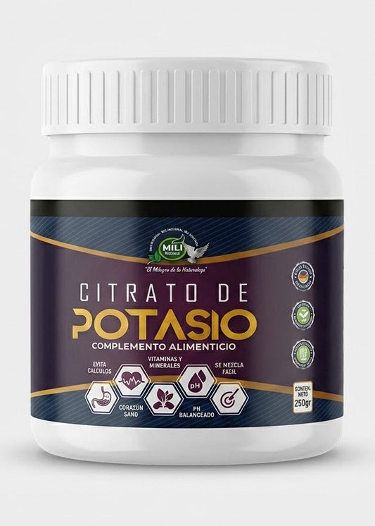 CITRATO DE POTASIO (250 GR) - MILI NATURAL