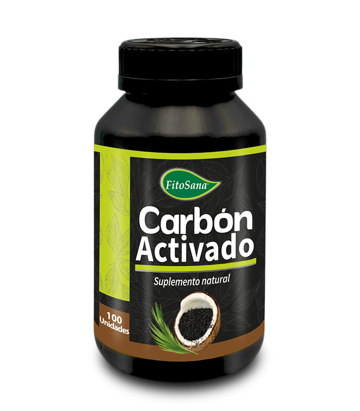 FRASCO CARBÓN ACTIVADO (100 cápsulas) - Fitosana