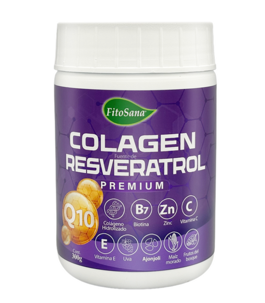 Colagen Resveratrol Q10 (Batido en polvo 300gr) - Fitosana