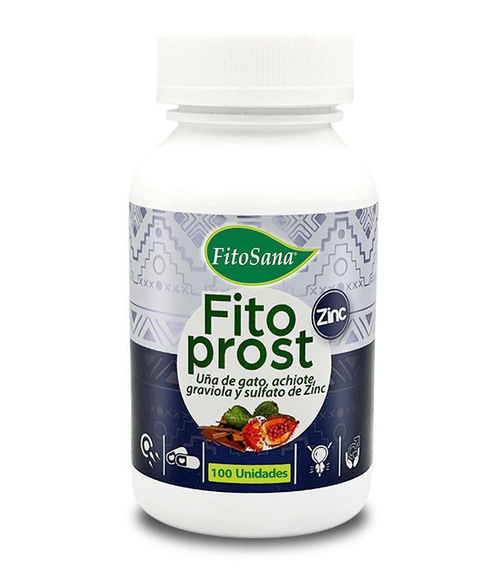 Frasco Fitoprost con Zinc (100 cápsulas) - Fitosana