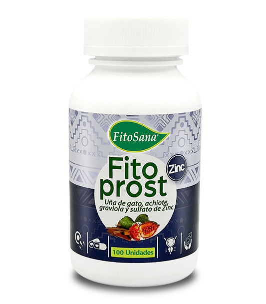 Frasco Fitoprost con Zinc (100 cápsulas) - Fitosana