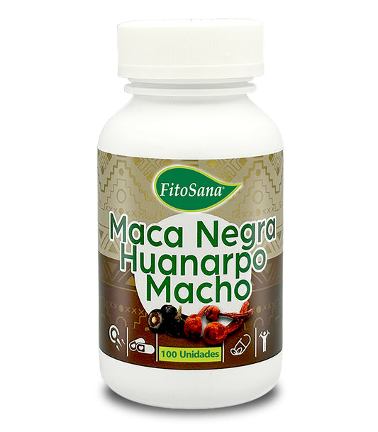 Frasco Maca Negra con Huanarpo Macho (100 cápsulas) - fitosana