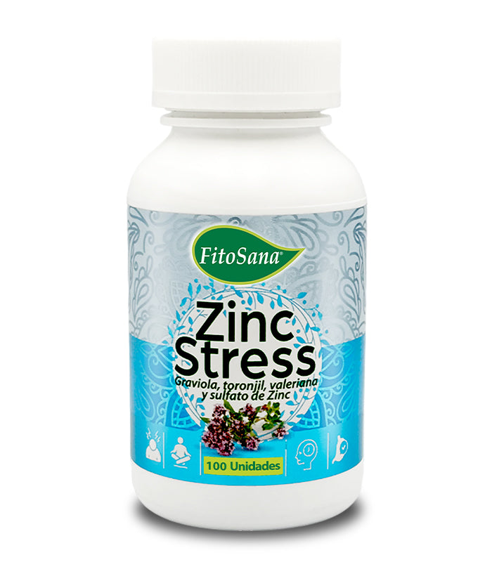 Frasco Zinc Stress (100 cápsulas) - Fitosana
