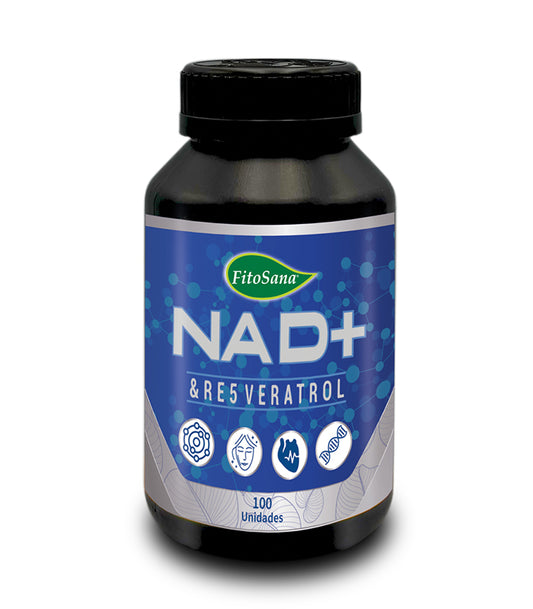 FRASCO NAD + & RE5VERATROL (100 cápsulas) - Fitosana