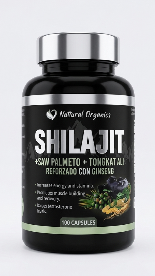 SHILAJIT + SAW PALMETO + TONGKAT ALI REFORZADO XON GINSENG
