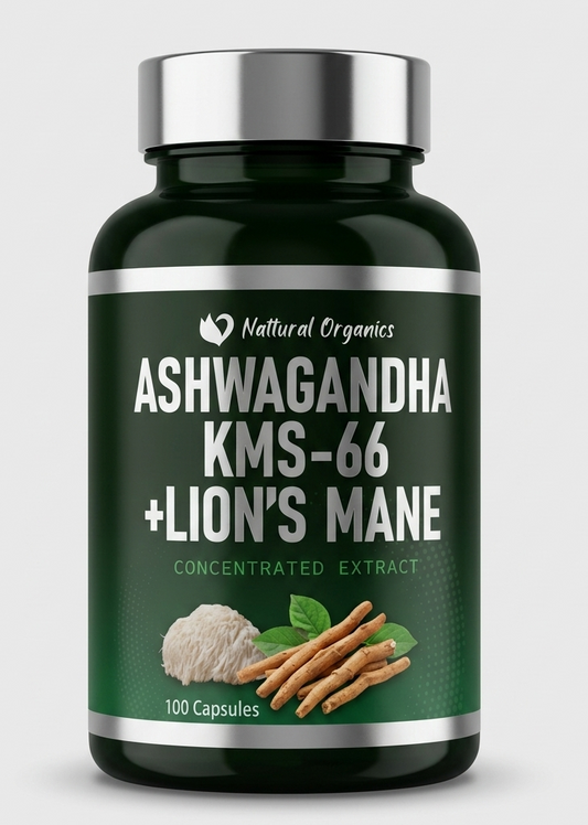 ASHWAGANDHA KMS-66 + LION'S MANE