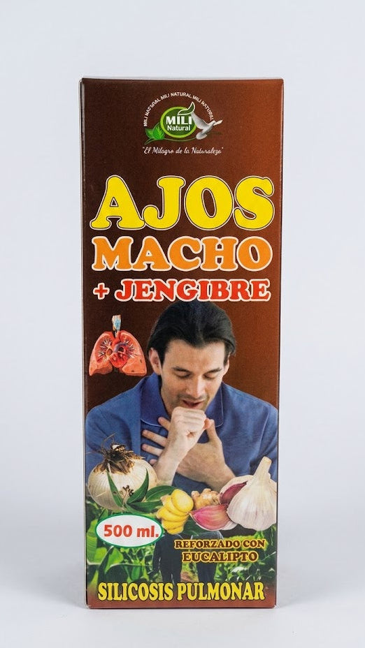 AJOS MACHO +JENGIBRE (500 ML) - MILI NATURAL