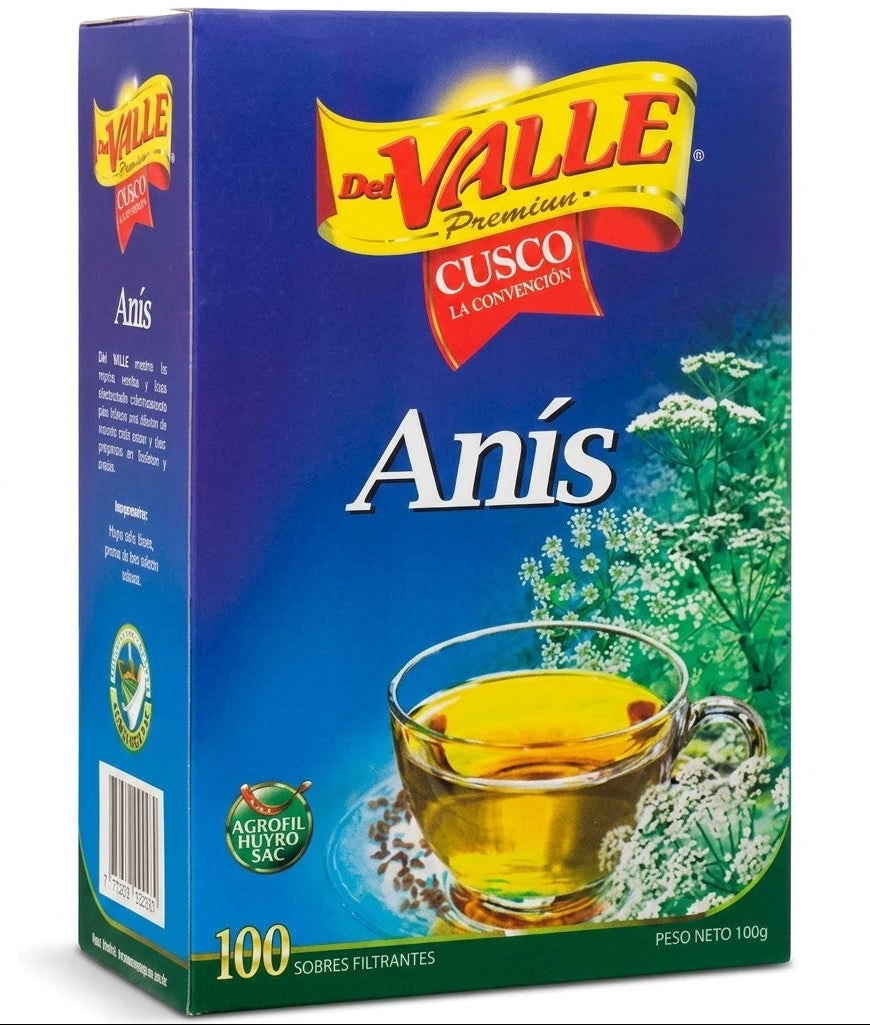 Anís 100 unidades - Del Valle Cuzco