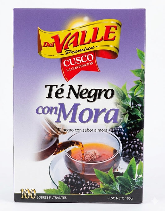 TE NEGRO CON MORA 100 UNIDADES - DEL VALLE CUSCO