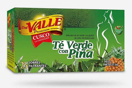 TE VERDE CON PIÑA 25 UNIDADES - DEL VALLE CUSCO