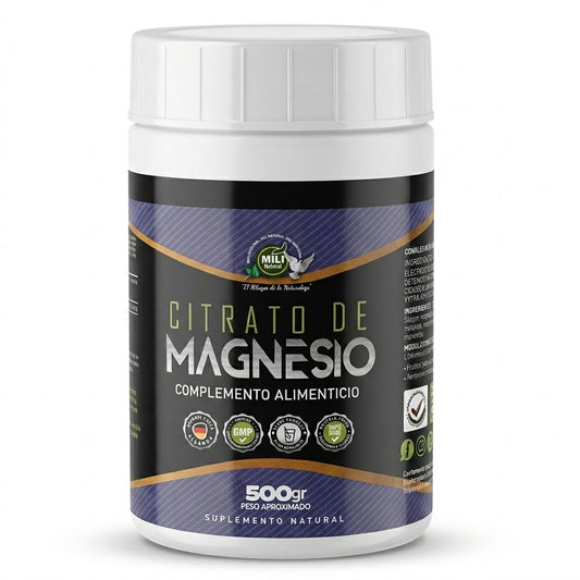 CITRATO DE MAGNESIO (500 GR) - MILI NATURAL