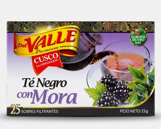 TE NEGRO CON MORA 25 UNIDADES - DEL VALLE CUSCO