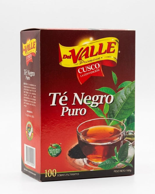 Té negro puro 100 unidades - Del Valle Cuzco